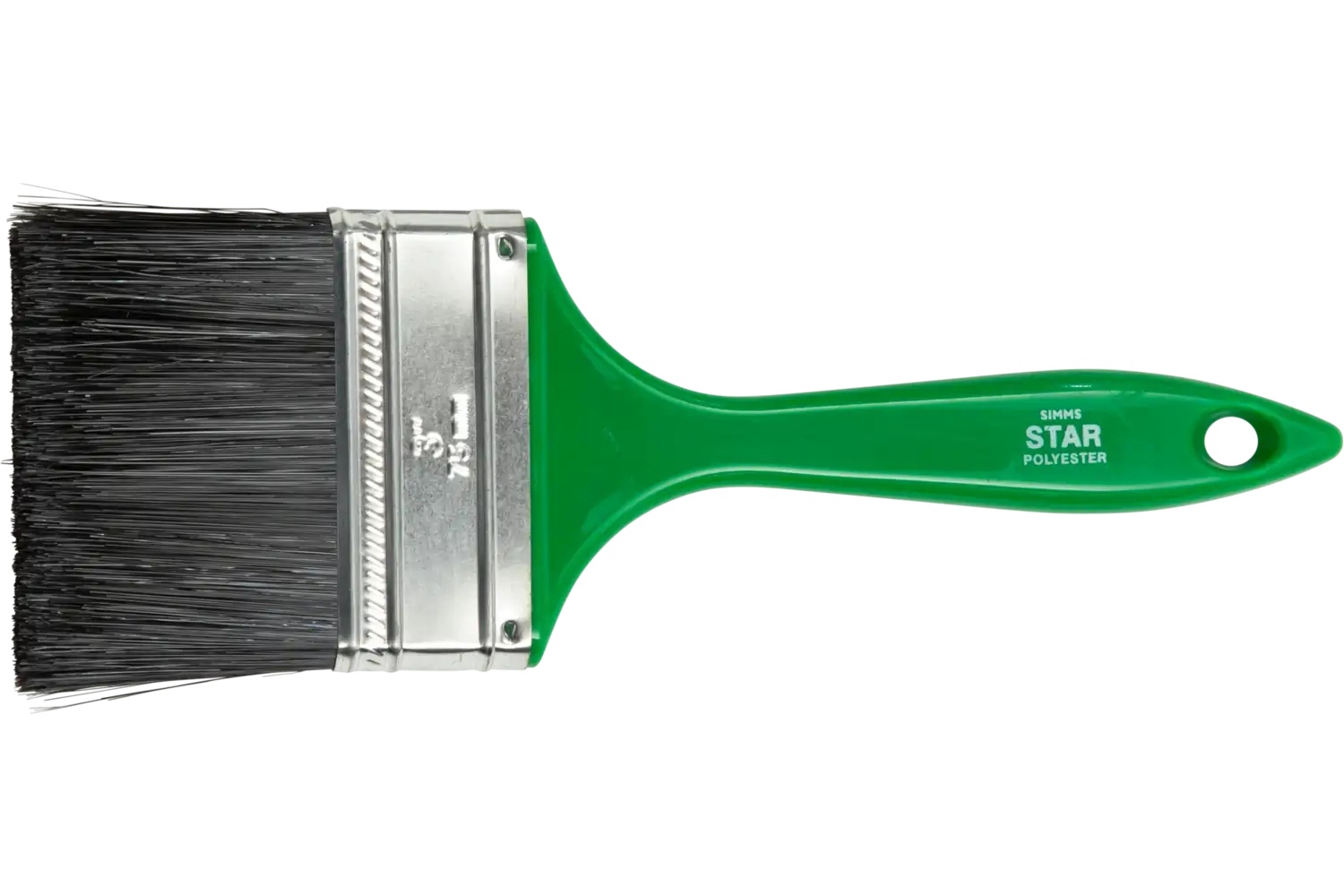 Picture of Pferd Wall Brush 3" Black Polyester Fill Green Plastic Handle